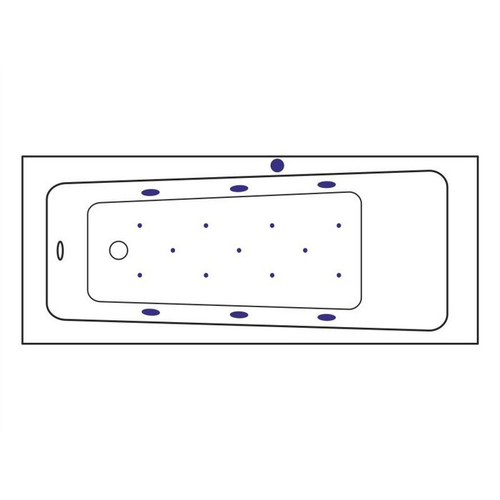 Акриловая ванна Excellent Ava Relax 160x70 WAEX.AVA16.RELAX