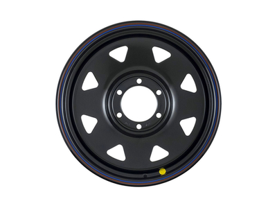 Диск усиленный Тойота Ниссан стальной черный 6x139,7 8xR18 d110 ET+30 (треуг.)