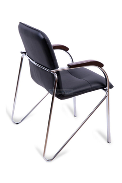 Стул для посетителей Самба хром (Экокожа цветная)