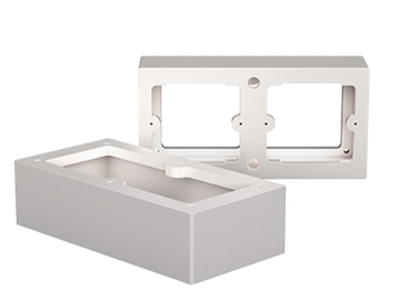 CVGAUDIO WS2-ERC-SL - сдвоенный монтажный бокс CVGAUDIO WS2-ERC-BL