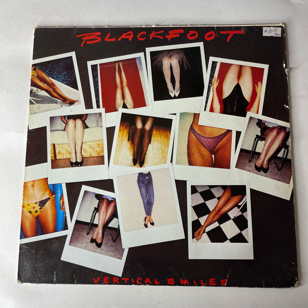 Винтажная виниловая пластинка LP Blackfoot Vertical Smiles (Германия 1984)