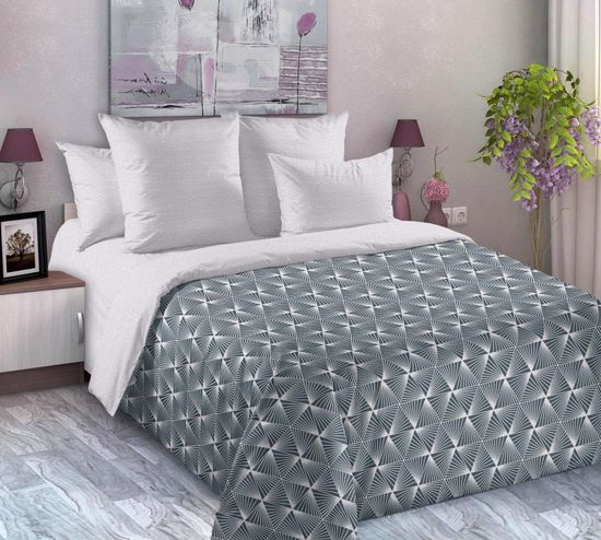 Двуспальный комплект постельного белья Прометей Зима-Лето перкаль