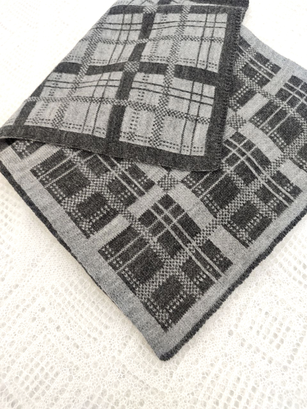 Шарф Ш525-03/34 серый/ антрацит