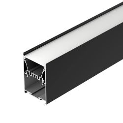 Профиль LINE-5075-HONEYCOMB-2000 BLACK (Arlight, Алюминий) 044874