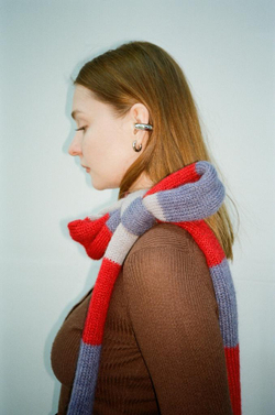 Шарф Jacob Cro Snake "Grey/Red"