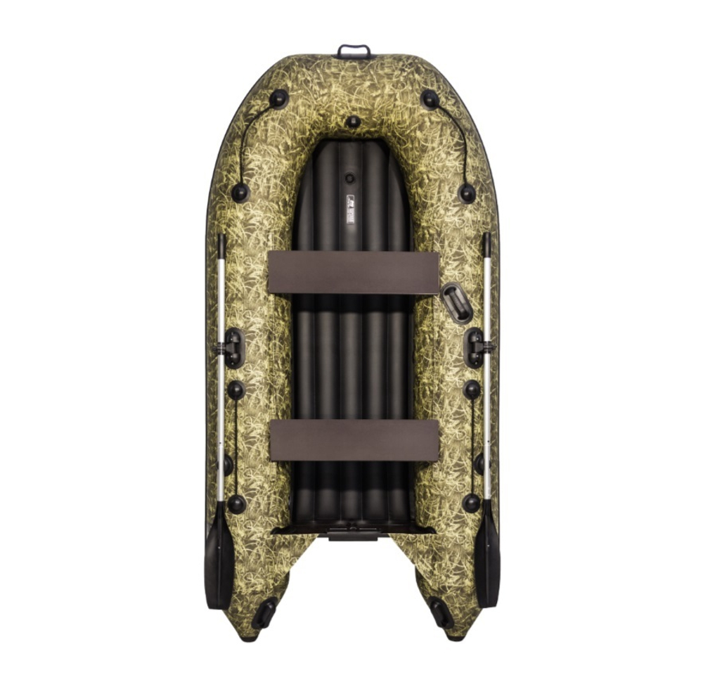 Лодка ПВХ Ривьера Компакт 2900 НДНД "Камуфляж" камыш