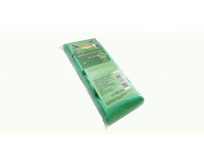 Пакеты для выгула собак биоразлагаемые, 60 шт, Крепак, 10 мкм / Мешки для уборки за домашними животными, 4 рулона по 15 пакетов, зеленые