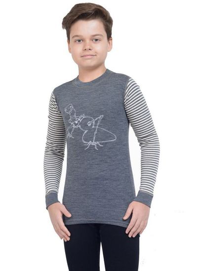 Термобелье детское Norveg Soft Teens футболка подростковая с длинным рукавом  4SJ2HL