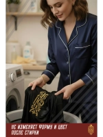 Футболка с вышивкой черная Лепота