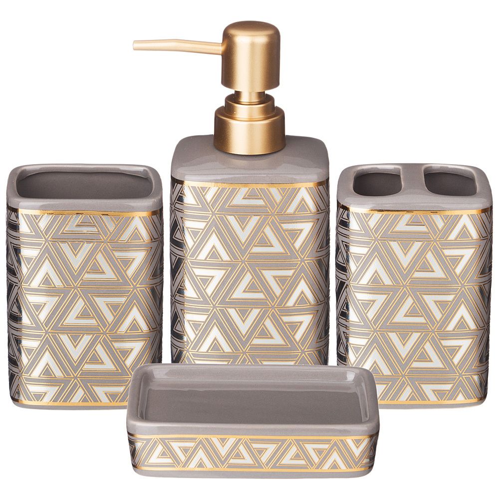 НАБОР ДЛЯ ВАННОЙ КОМНАТЫ 4 ПР. (КОР=12НАБ.) 360 МЛ