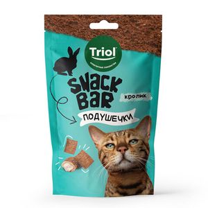 Лакомство Triol SNACK BAR для кошек "Мини-подушечки с начинкой из кролика", 30г