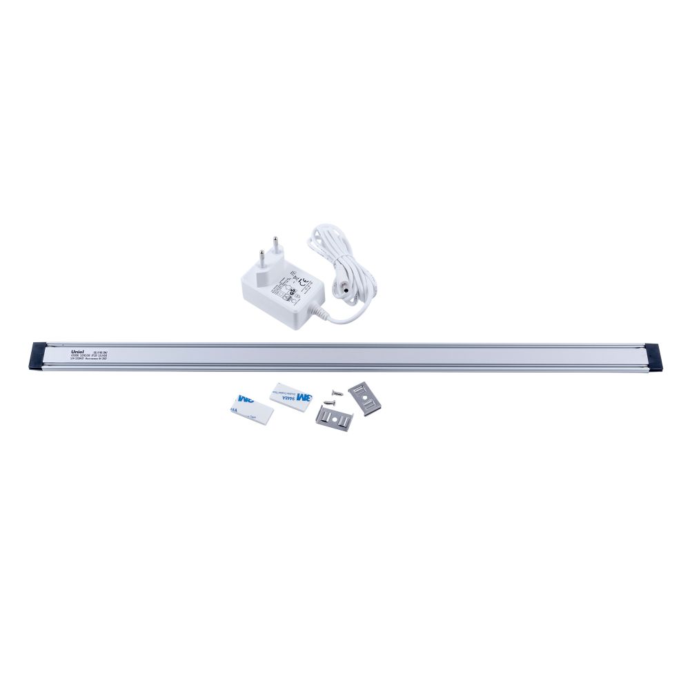 ULI-F48-5W-4500K SENSOR IP20 SILVER Светильник светодиодный для мебели. 500x25x9мм. 400Lm. ТМ Uniel
