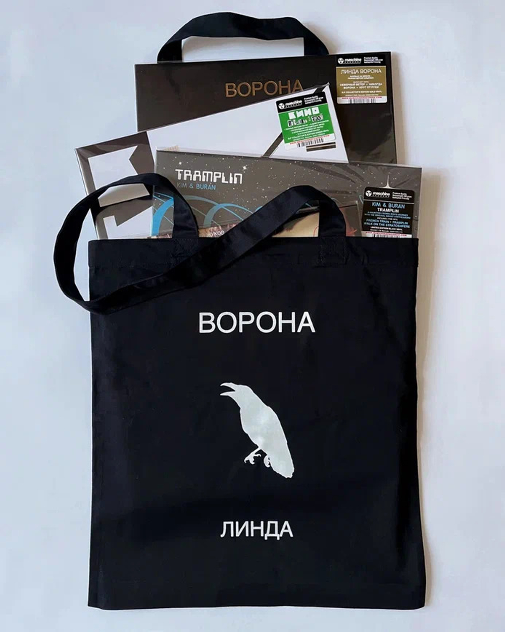 Сумка-шоппер: «Ворона», черная [Limited Edition]