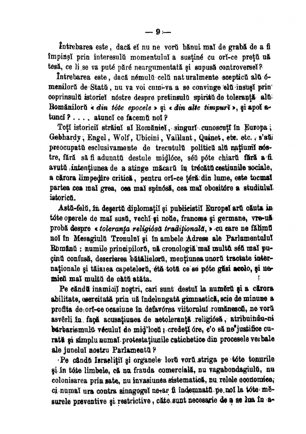 Istoria toleranței religióse în Romania | Bogdan Petriceicu Hasdeu
