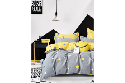 Постельное белье GoodNight Сатин Делюкс 261 с компаньоном 1,5 сп. (с нав. 50х70)