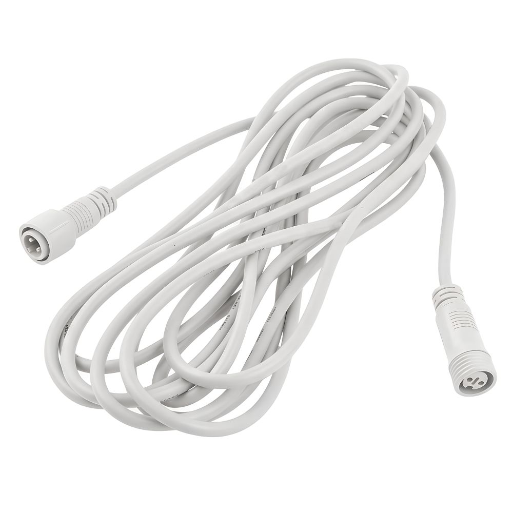 UCX-F90 E-5M-WH Удлинитель для гирлянд серии F90PRO. 5м. Статика-мерцание. IP67. Белый. TM Uniel