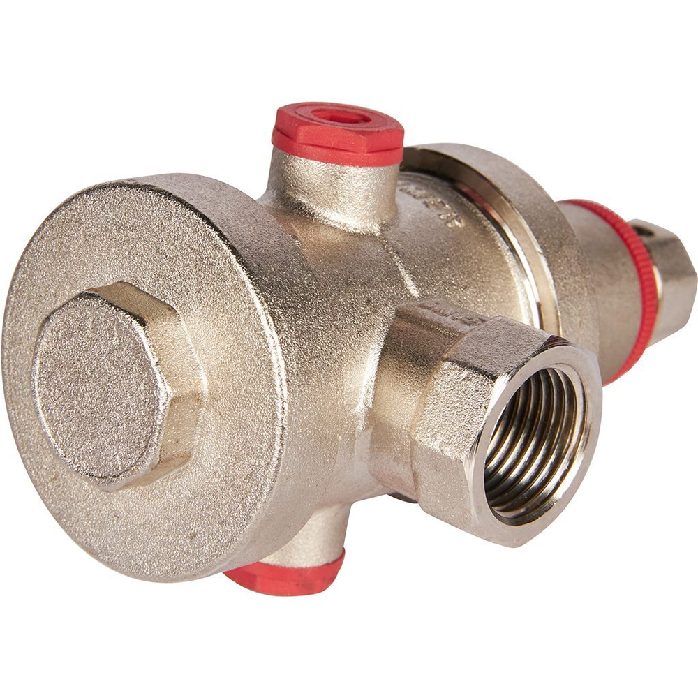 ROMMER Редуктор давления PN25 1/2" (с выходом под манометр 1/4")