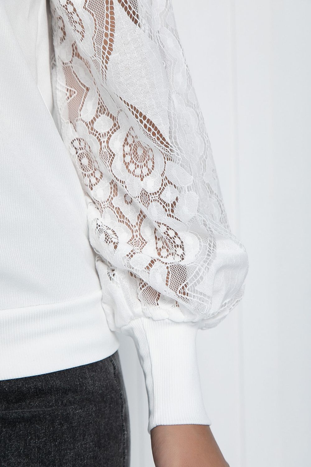 Джемпер трикотажный Арабелла (белый) Б14424-5М LT Collection