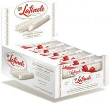 Вафельные трубочки &quot;Laritele&quot; с молочной начинкой в глазури с кокосом 19,5г. Знак вкуса - купить не дорого в Москве