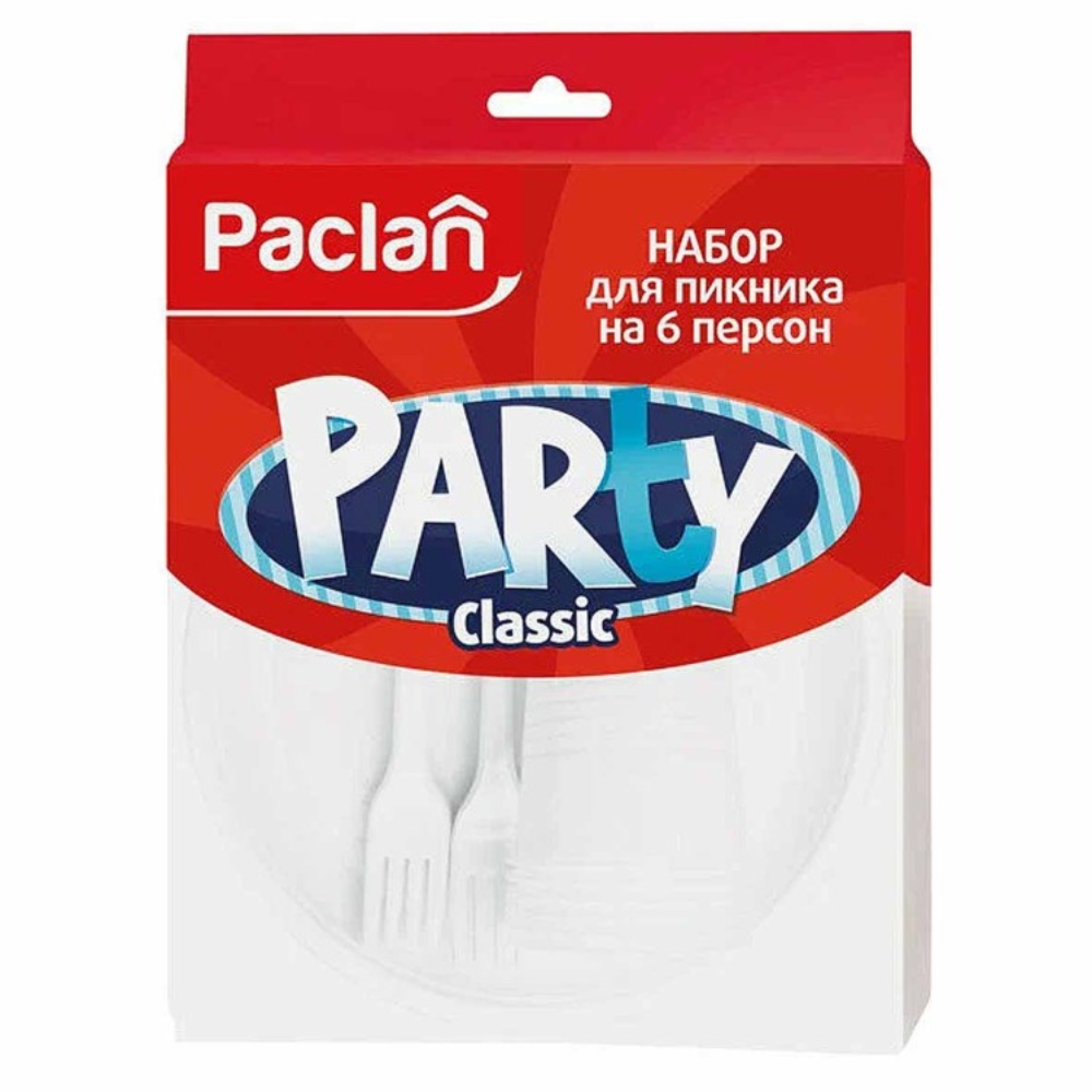 Набор для пикника Party на 6 персон (тарелка 17 см)