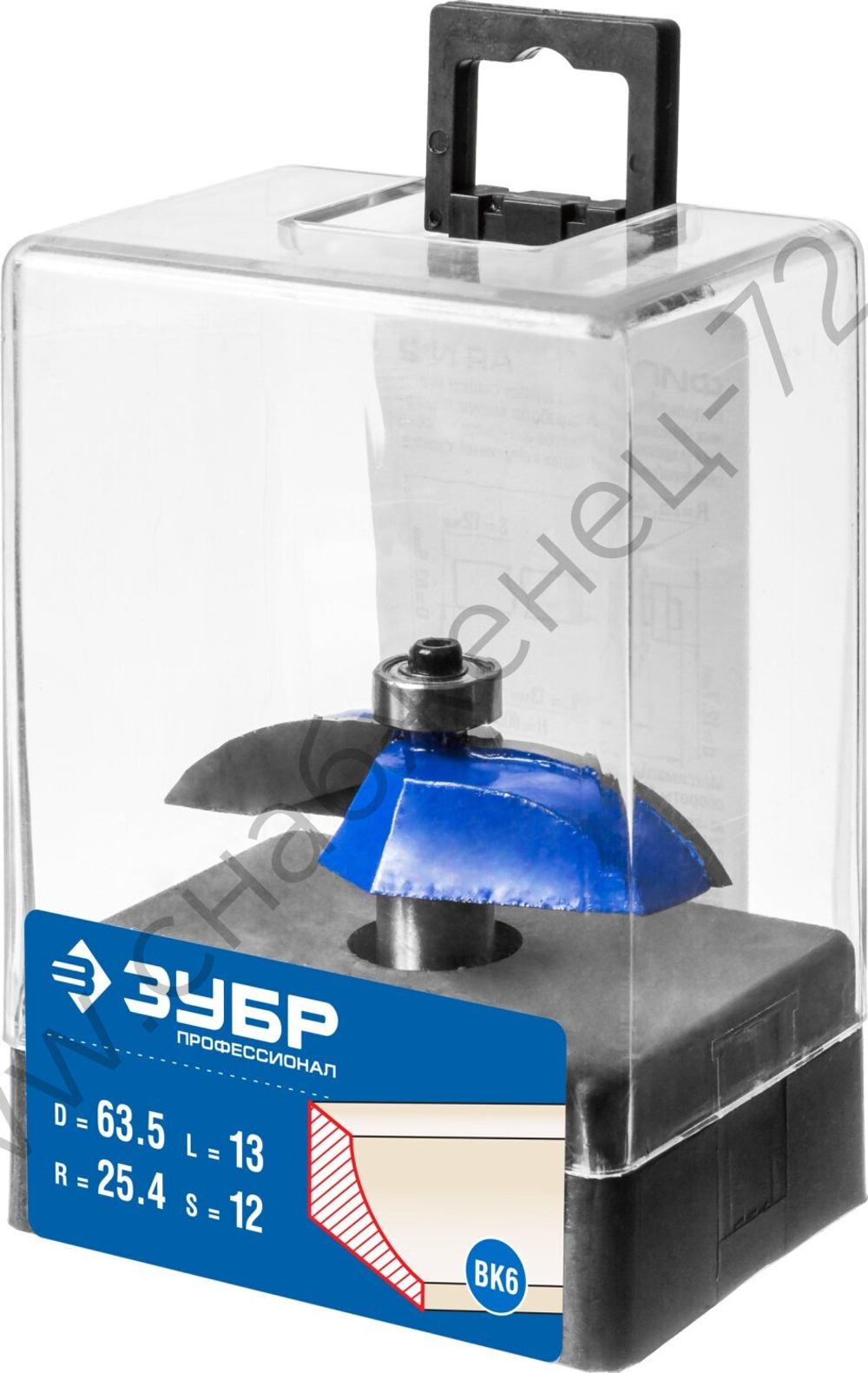 ЗУБР 63,5x13мм, радиус 25.4мм, фреза фигирейная №2