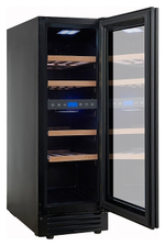 Винный шкаф Cellar Private CP017-2TBH черная дверь со скрытой рукояткой