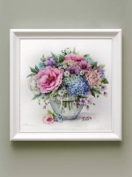 Картины на стену интерьерные на холсте 4 шт, 23*23 см