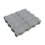 Тротуарная плитка ВАН, форма Уни, h=60мм