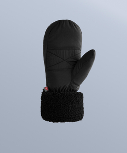 Oysho Варежки из искусственной овчины с наполнителем, черный