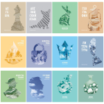 Комплект предметных тетрадей А5 48л. 12шт. "Подсказки" (BG)