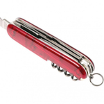 Нож Victorinox Climber, 91 мм, 14 функций, полупрозрачный красный