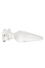 Анальная втулка из стекла (Цвет: прозрачный)