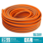 Сверхмягкий поливочный шланг GRINDA PROLine FLEX 3 1/2 25 м 25 атм из термоэластопласта трёхслойный армированный