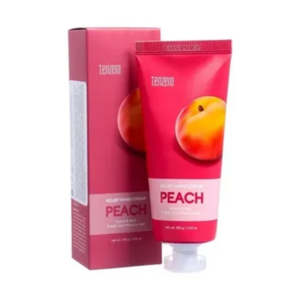 Крем для рук с экстрактом персика Tenzero Hand Cream Peach