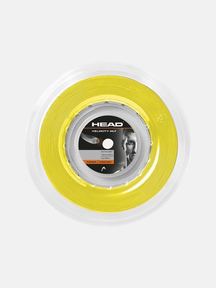 Струны для тенниса HEAD VELOCITY MLT В нарезке (1 натяжка) 12 м