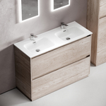 Тумба напольная под раковину Sancos Libra Floor, дуб галифакс натуральный 1190х450х840 мм