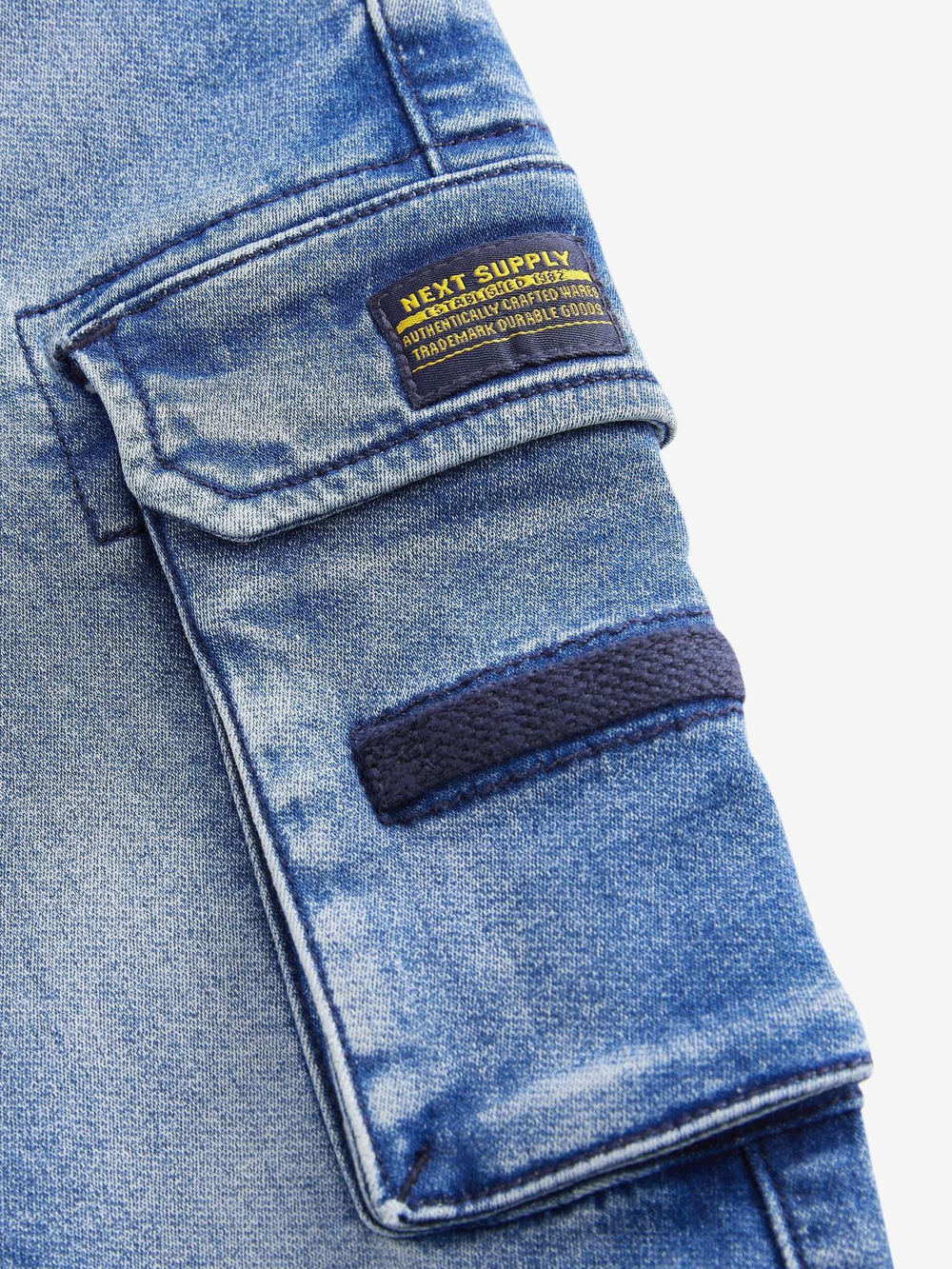 Джинсы карго для мальчика Next 971-047, Синий