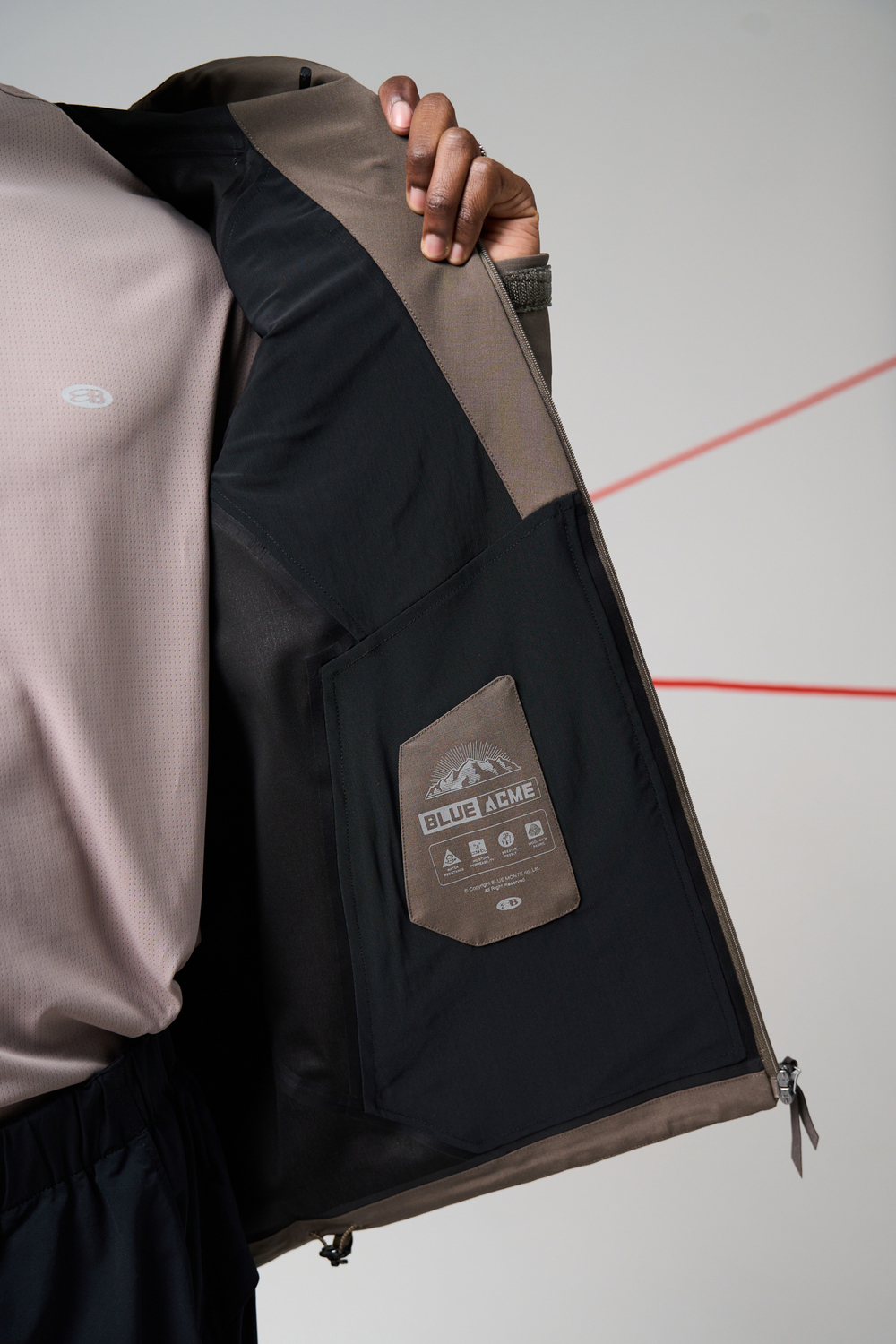 Куртка Nothomme Blue Monte Wool Softshell Jacket "Taupe Brown"