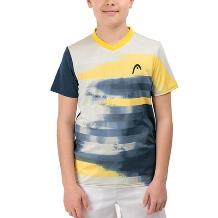 ОДЕЖДА ДЛЯ ТЕННИСА Мальчики, Футболка HEAD TOPSPIN T SHIRT .