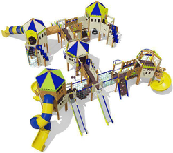 Игровой комплекс 07126 для детей 6-12 лет для уличной площадки