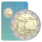 San Marino 2 Euro 2016 – 550th Anniversary of Death of Donato di Niccolò di Betto Bardi (1386 - 1466) (BU)