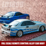 Радиоуправляемая машина для дрифта LD RC масштаб 1:18 2WD 2.4G R34 Skyline GT-R 1899 Gray