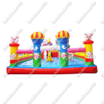 Надувной батут "Барашек и друзья", 10*6*4 м