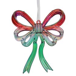 GAEM Украшение новогоднее "Бант", L11 W2 H13,5 см, 2в.