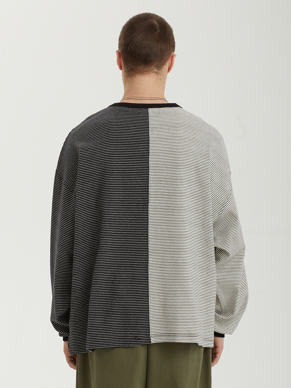 Мужской Лонгслив Mixed Stripe