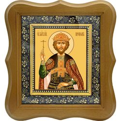 Ярополк (Петр) Владимиро-Волынский Благоверный князь. Икона на холсте
