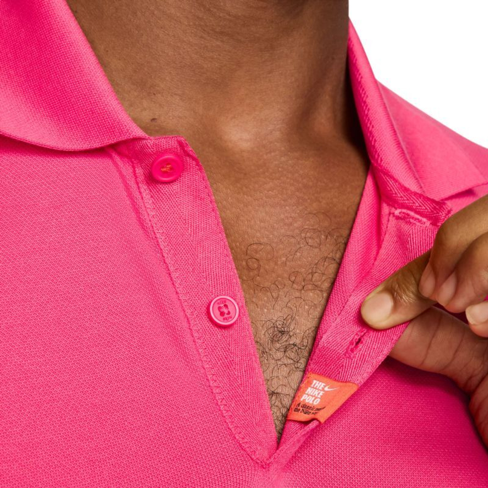 Мужское теннисное поло Nike Rafa Slim - Розовый