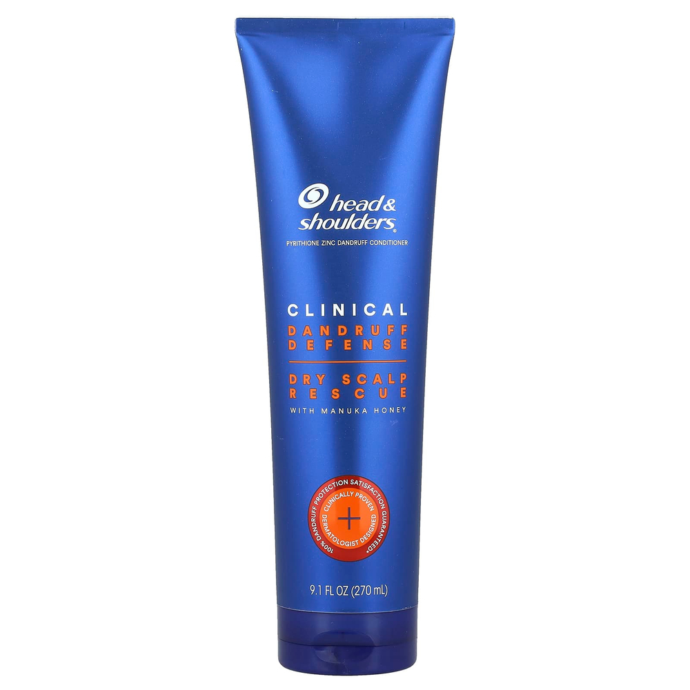 Head & Shoulders, Clinical, кондиционер для защиты от перхоти, для сухой кожи головы, 270 мл (9,1 жидк. унц.)