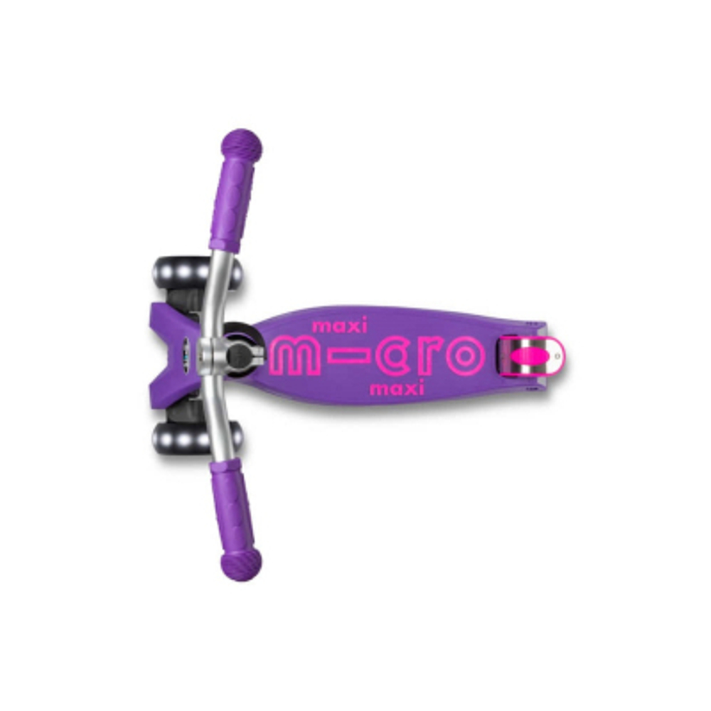 Самокат Maxi Micro Deluxe Pro LED Сиреневый