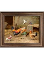 Картина интерьерная на холсте в раме 25*31 см